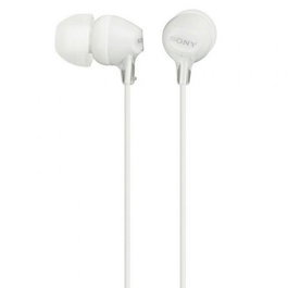 Sony MDREX15LPW Auriculares intrauditivos In-Ear, blancos, conector Jack 3.5 mm, sonido de neodimio